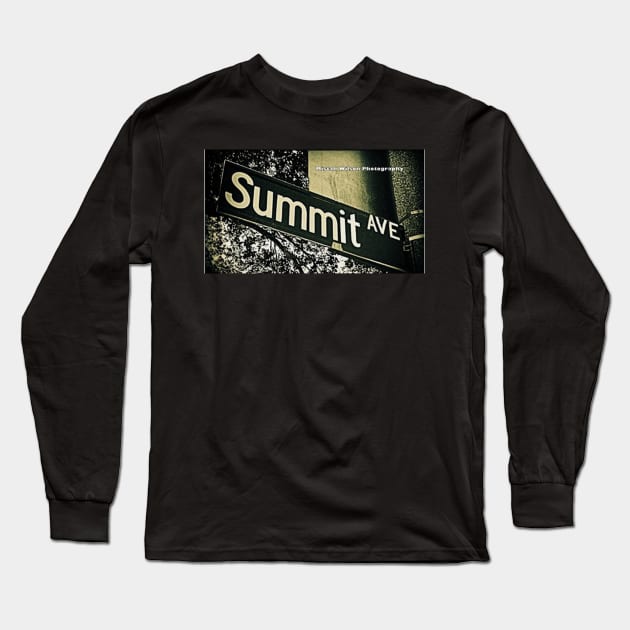 Summit Avenue, Pasadena, California by Mistah Wilson Long Sleeve T-Shirt by MistahWilson